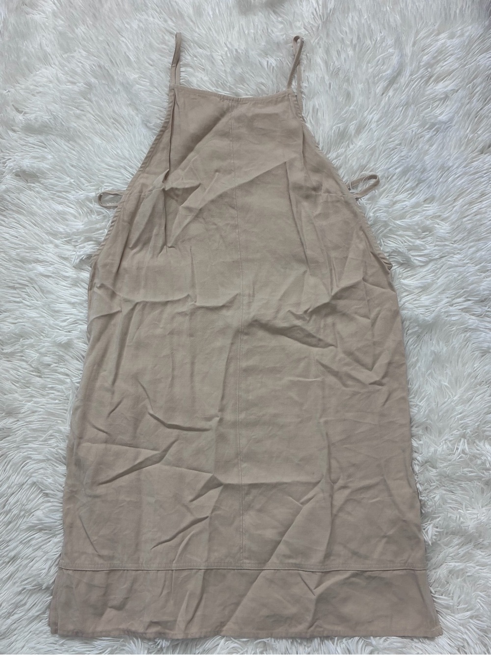 Forever 21 Light Beige Halter Midi Dress
